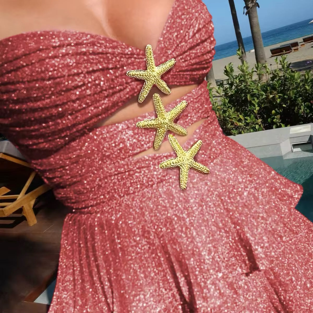 Starfish Glow Dress, ocean-inspired dress. Soleil and Lemons Starfish Glow Dress, ocean-inspired dress. Soleil and Lemons